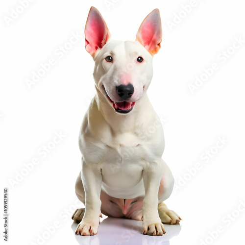 Joyful Bull terrier