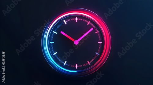 Countdown Clock Progress Bar Symbolizing Deadline Pressure and Time Constraints