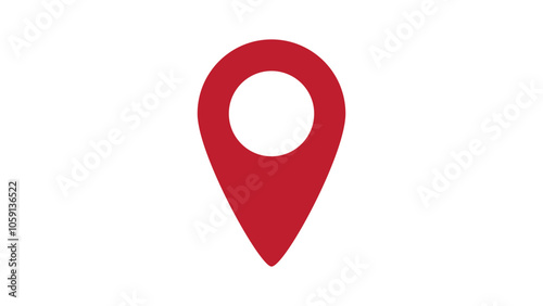 red map pointer