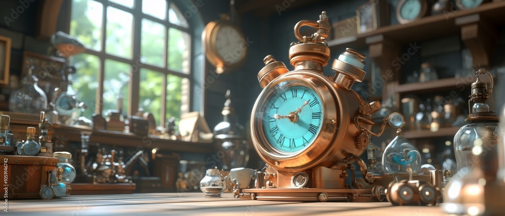 Antique Clocks and Mystical Alchemy | Unique Timepieces in a Vintage Laboratory Antique Clocks and Mystical Alchemy | Unique Timepieces in a Vintage Laboratory