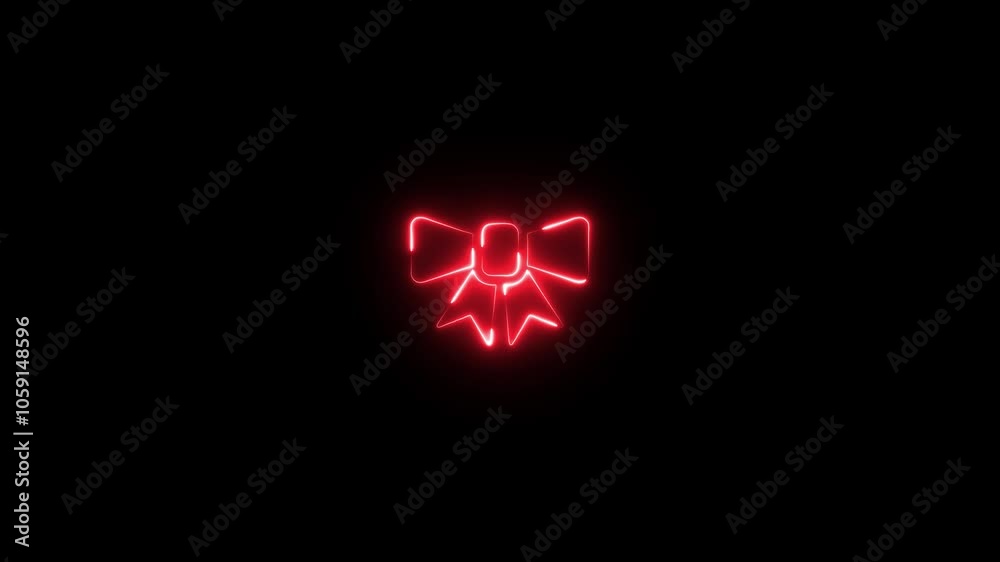 Circular Outlined Badge with Ribbon Recognition Prize Icon - 4K Animated Design with Linear Symbol on Black Background Circular Outlined Badge with Ribbon Recognition Prize Icon - 4K Animated Design with Linear Symbol on Black Background