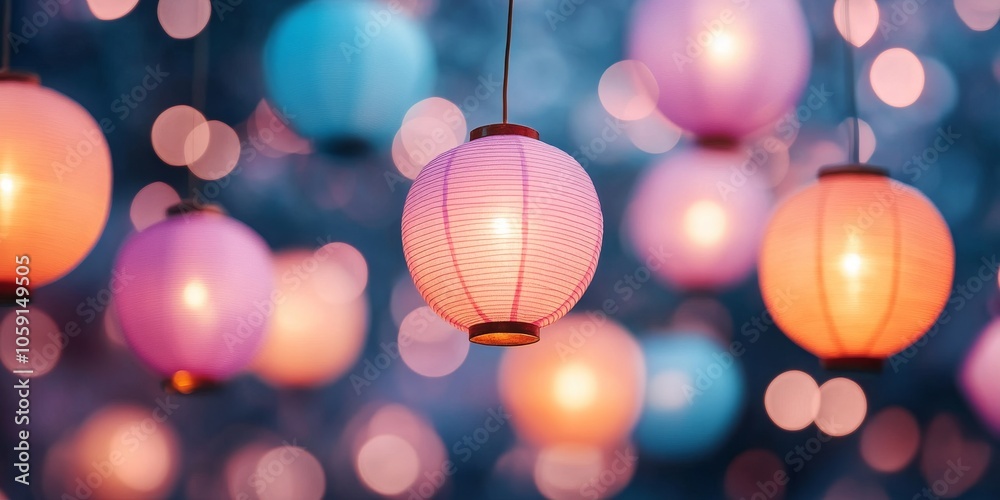 A colorful display of lanterns illuminating the night sky celebrating culture and festivity in a magical atmosphere A colorful display of lanterns illuminating the night sky celebrating culture and festivity in a magical atmosphere
