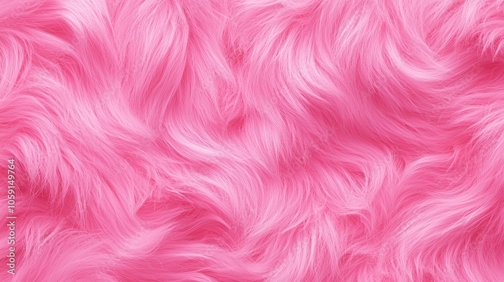A vibrant pink fur texture with soft, flowing strands creating a cozy and playful mood. A vibrant pink fur texture with soft, flowing strands creating a cozy and playful mood.