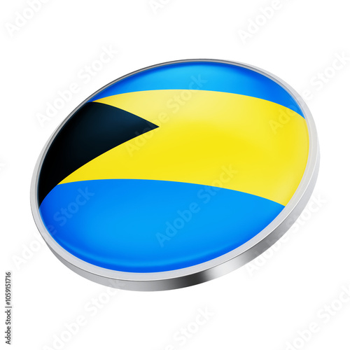 Free Download bahamas botton flag - GFXLoad