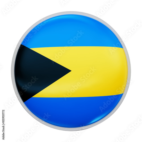 Free Download bahamas botton flag - GFXLoad