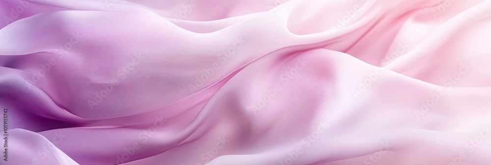 Obraz premium Gradient background blending soft pink to lavender, with a light, smooth grain overlay