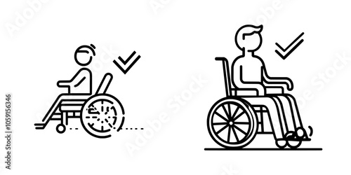 The icon shows a wheelchair user on a ramp.