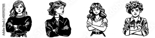 The artist illustrates a woman with confused messy feelings and worries about her mental health. This modern illustration is a representation of work burnout and anxiety. The strokes are editable.