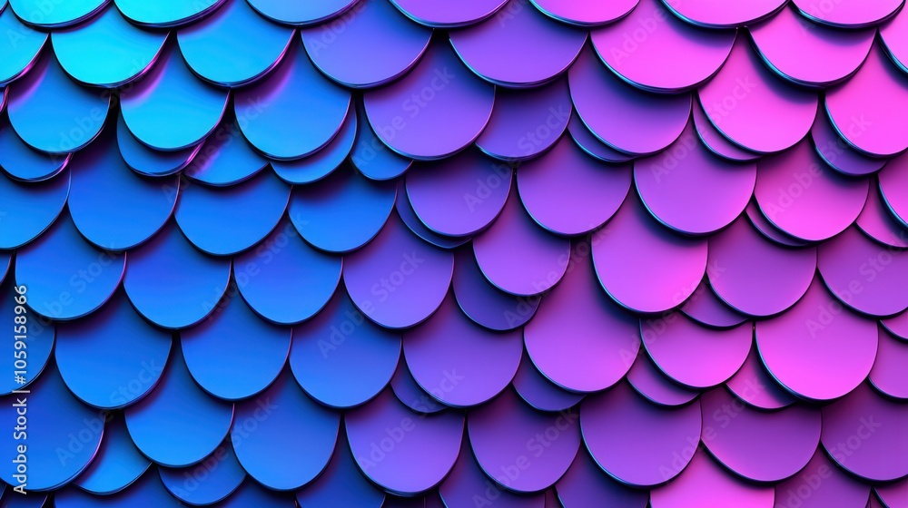 Colorful abstract scales in vibrant shades of blue and purple, creating a mesmerizing textured pattern.