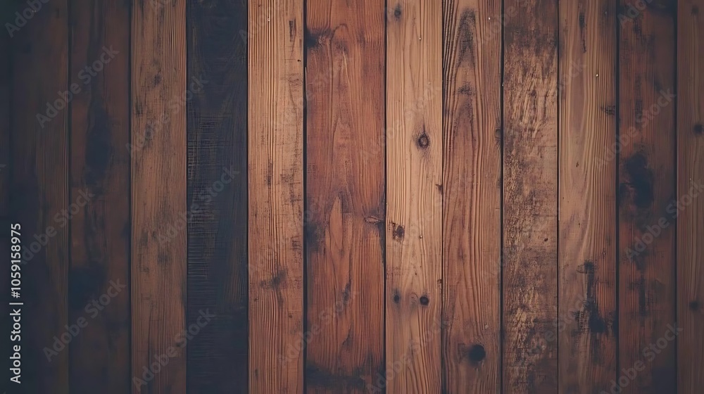 Obraz premium Rustic Wooden Wall Texture Blank Background with Copy Space for Design Projects