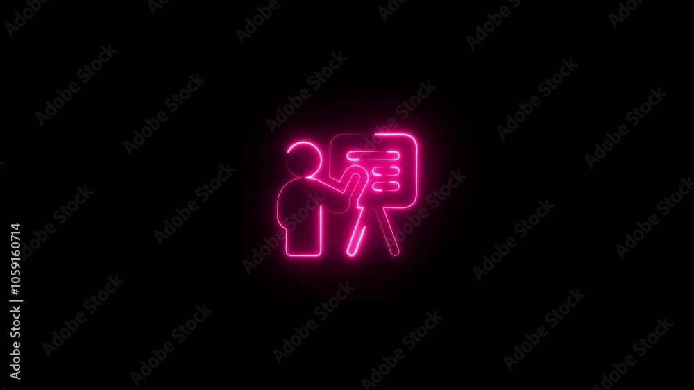Glowing neon Training icon, workshop linear sign isolated on white background .Study icon collection. Containing school, studying, student and classroom icon isolated. Glowing neon Training icon, workshop linear sign isolated on white background .Study icon collection. Containing school, studying, student and classroom icon isolated.