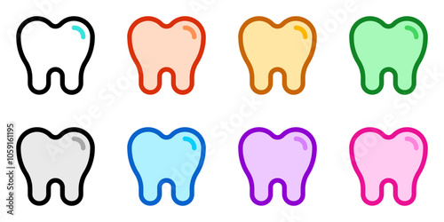 Editable molar, premolar, tooth vector icon. Dentistry, healthcare, medical. Part of a big icon set family. Perfect for web and app interfaces, presentations, infographics, etc