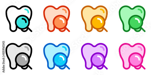 Editable dental checkup vector icon. Dentistry, healthcare, medical. Part of a big icon set family. Perfect for web and app interfaces, presentations, infographics, etc