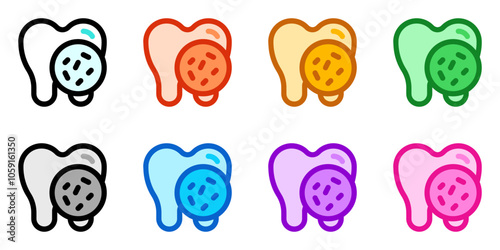 Editable dental checkup vector icon. Dentistry, healthcare, medical. Part of a big icon set family. Perfect for web and app interfaces, presentations, infographics, etc