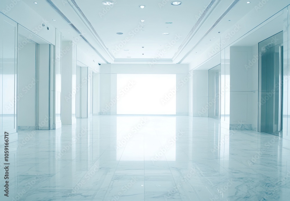 Modern Lobby Interior. Modern Lobby Interior.