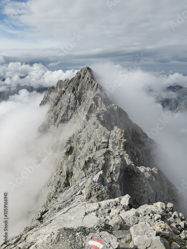 watzmann mountain ridge
