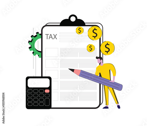 Business deal, profitable contract, important documentation. Vector isolated concept metaphor 