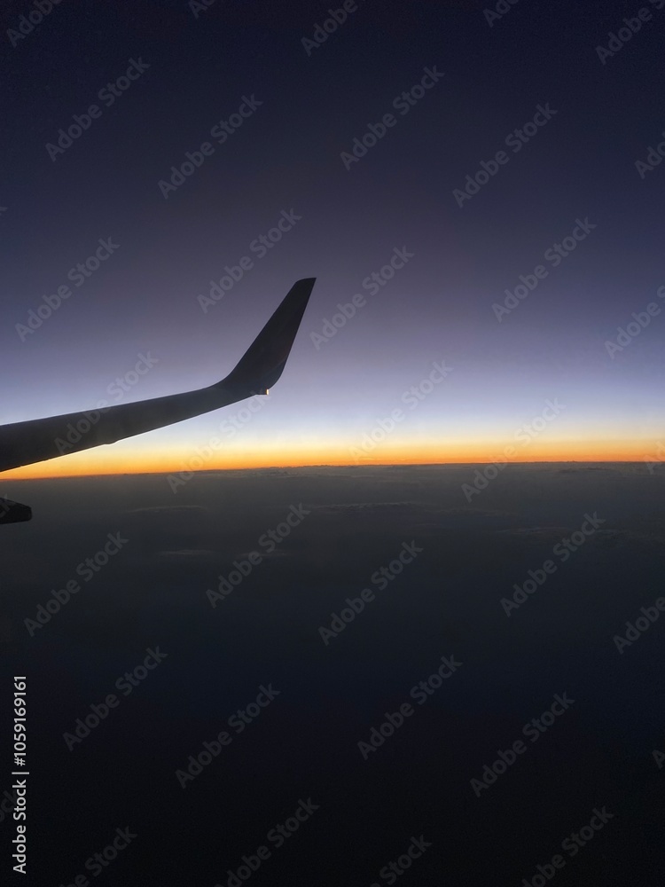 Fototapeta premium airplane in the sky