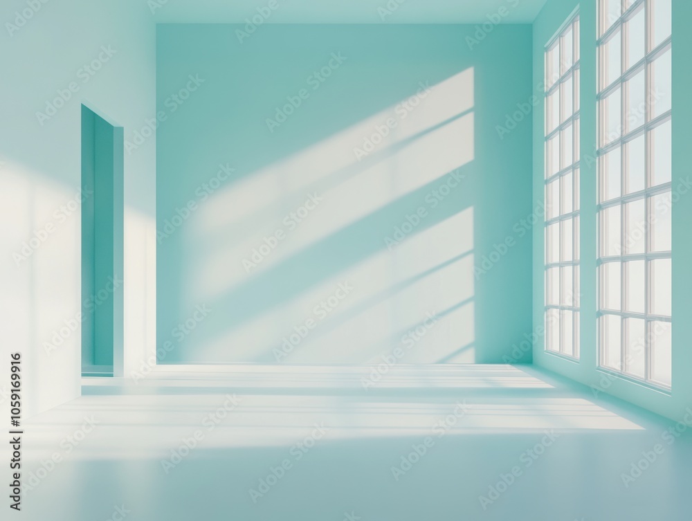 Obraz premium Empty Room Sunlight.