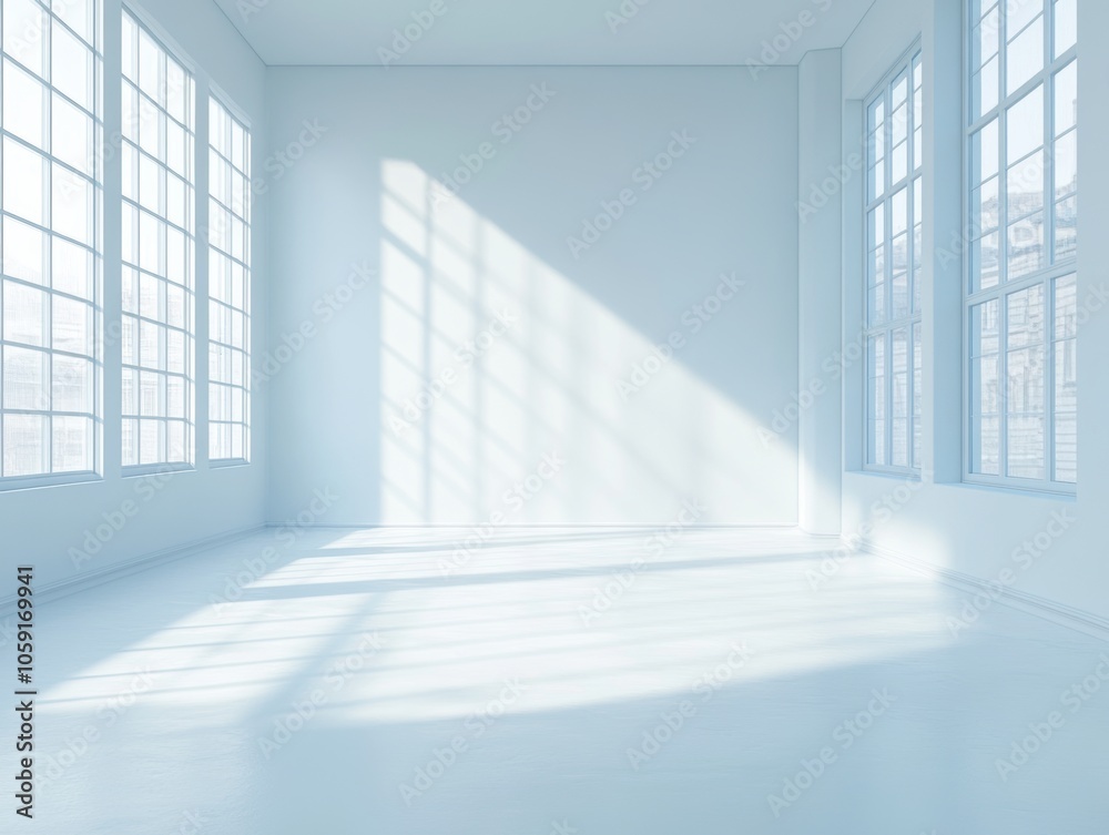 Obraz premium Empty Room Sunlight.