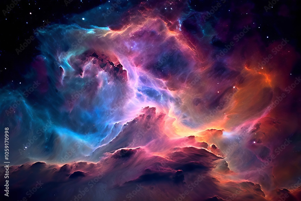 nebula cloud veil splattera splatter that forms a swirling color nebula cloud veil splattera splatter that forms a swirling color