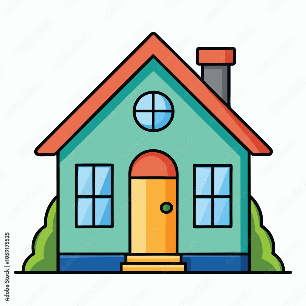 house silhouette vector on white background house silhouette vector on white background