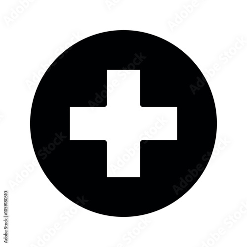 medical sign symbol vector icon
