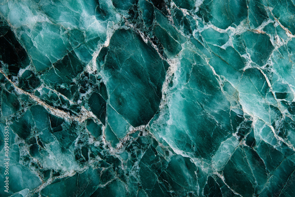 Fototapeta premium teal marble a luxurious blend of green and elegance in natural stone design
