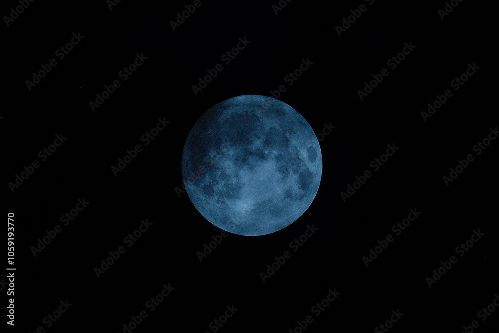 A bright full moon at night A bright full moon at night