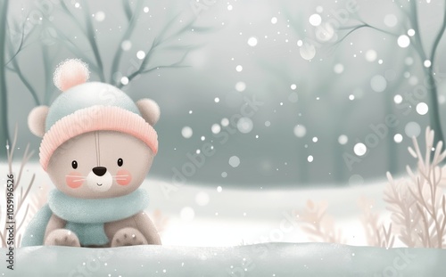 Bears in Winter and snow