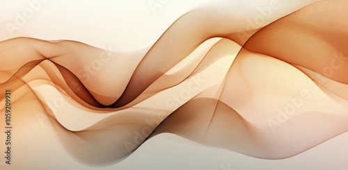 Flowing abstract patterns in soft hues creating a tranquil atmosphere