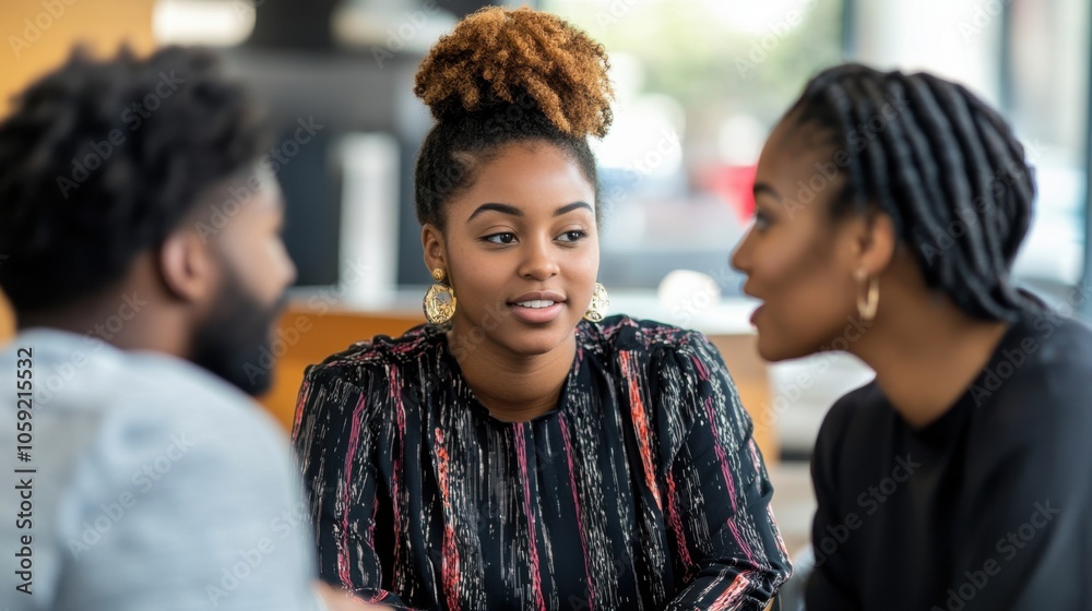 A youth mentorship program where Black professionals offer advice and support on A youth mentorship program where Black professionals offer advice and support on