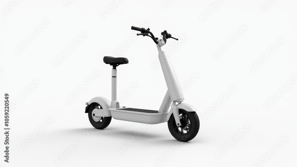 Realistic image of an electric scooter with a focus on style.