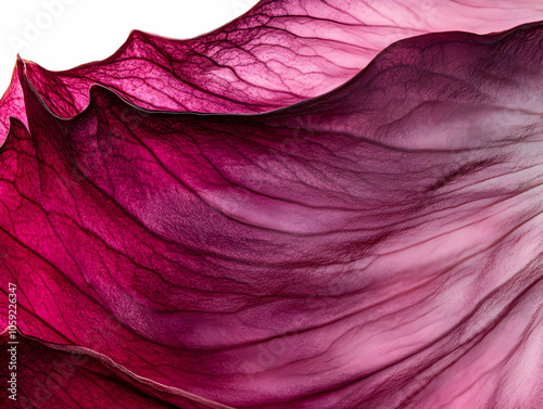 A close-up of delicate, layered petals in shades of purple and pink, showcasing natural beauty.