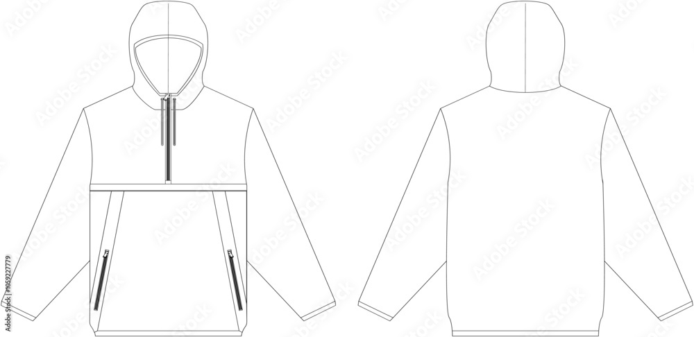 Cagoule Jacket Template Cagoule Jacket Template