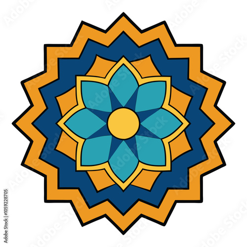 фотографія new mandala vector design