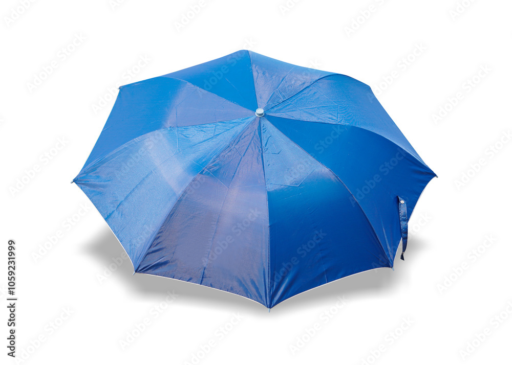 blue umbrella isolated on white background. This has clipping path blue umbrella isolated on white background. This has clipping path