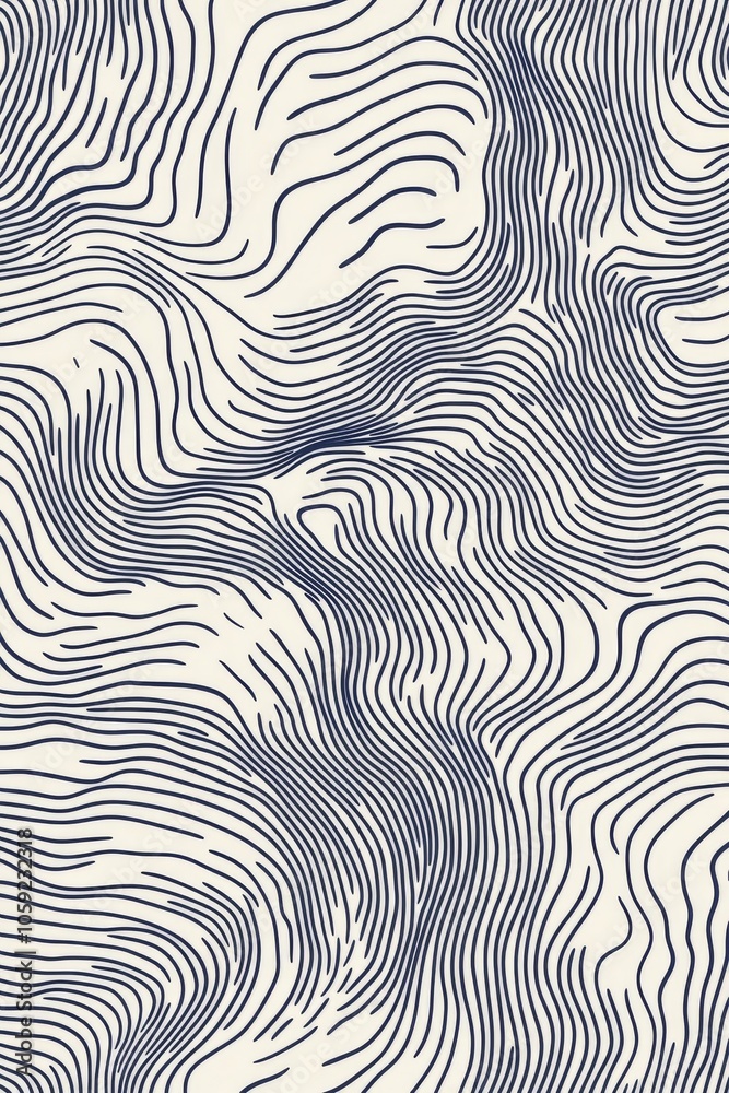 Calm blue ocean waves rippling under a clear sky at midday Calm blue ocean waves rippling under a clear sky at midday