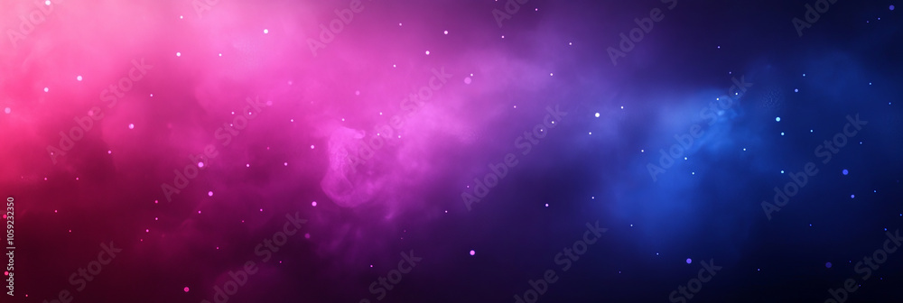 Fototapeta premium vibrant cosmic background featuring blend of pink, purple, and blue hues with scattered stars, creating dreamy and ethereal atmosphere