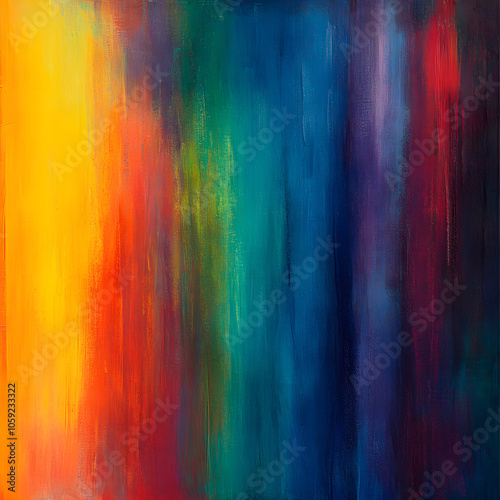 Unity in Diversity: An Abstract Spectrum of Colors Reflecting the Harmony of Light Transitions and Boundless Possibilities