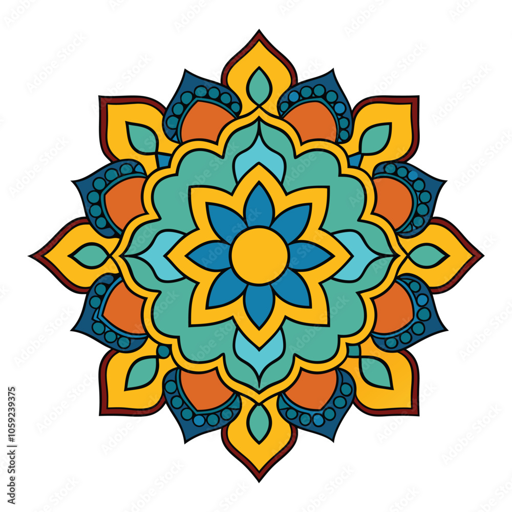 islamic mandala vector design islamic mandala vector design