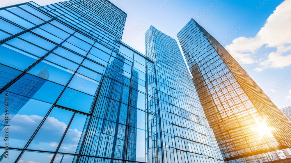 This is a photorealistic view of a tall building with beautiful scenery behind it This is a photorealistic view of a tall building with beautiful scenery behind it
