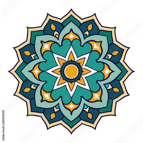 islamic mandala vector design