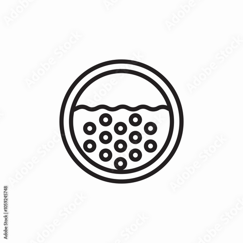 washing machine bubbles icon sign vector