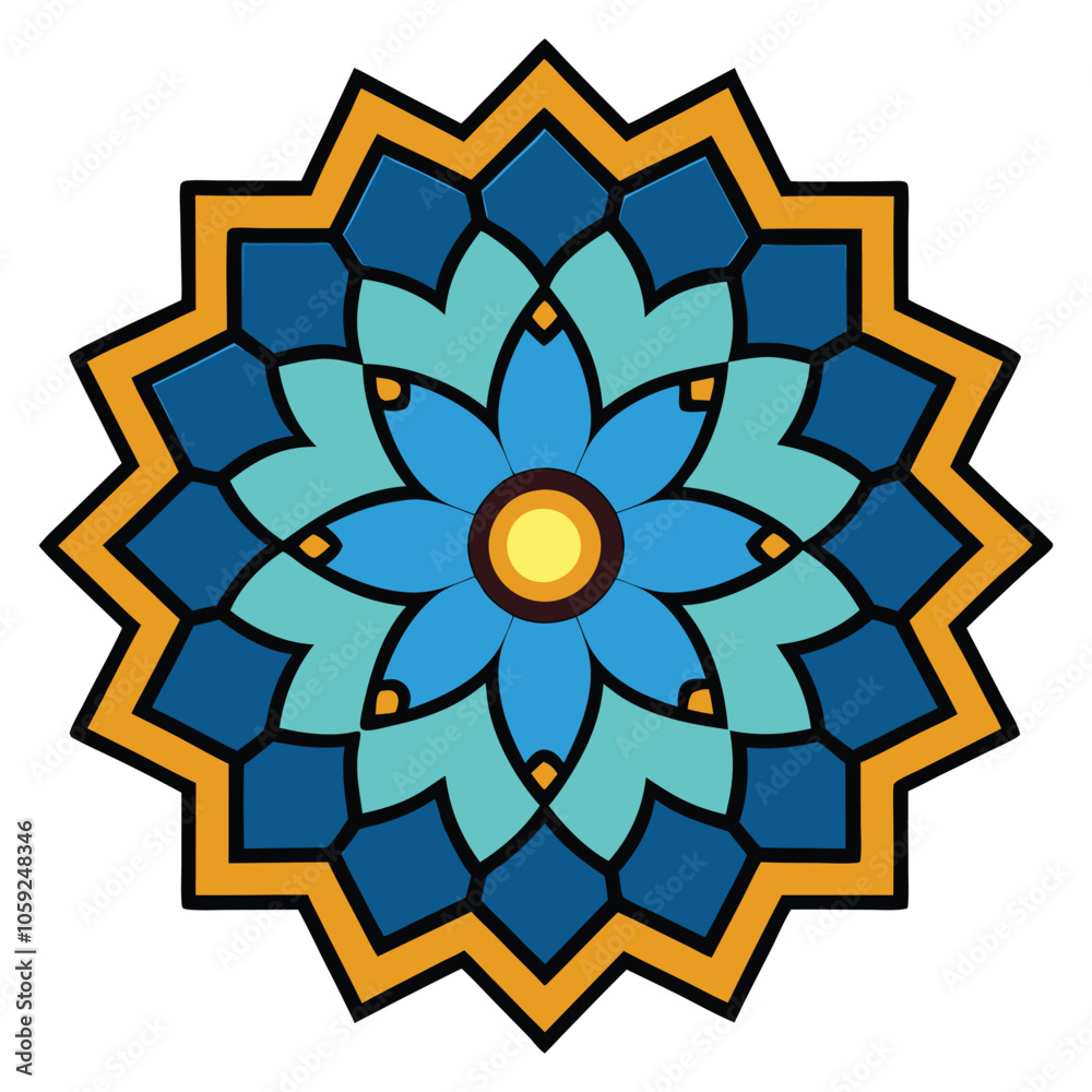 islamic mandala vector design islamic mandala vector design