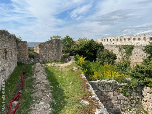 The Fortress of Knin or Knin Fortress, Croatia - die Festung Knin oder Burg Knin, Kroatien - Kninska Tvrđava ili srednjovjekovna tvrdjava Knin, Hrvatska photo