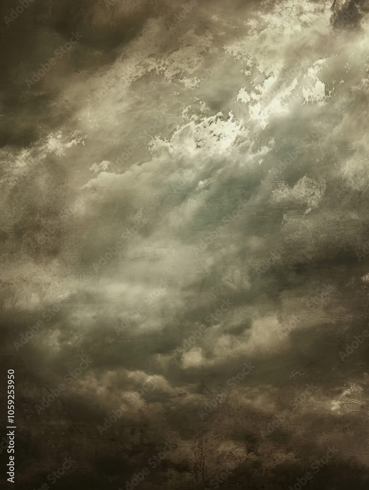 Cloudy Landscape Abstract Background