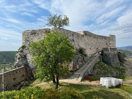 The Fortress of Knin or Knin Fortress, Croatia - die Festung Knin oder Burg Knin, Kroatien - Kninska Tvrđava ili srednjovjekovna tvrdjava Knin, Hrvatska photo