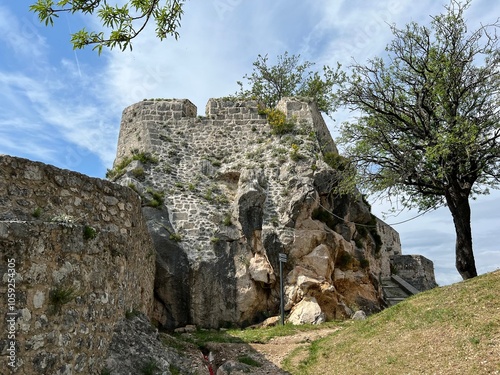 The Fortress of Knin or Knin Fortress, Croatia - die Festung Knin oder Burg Knin, Kroatien - Kninska Tvrđava ili srednjovjekovna tvrdjava Knin, Hrvatska photo