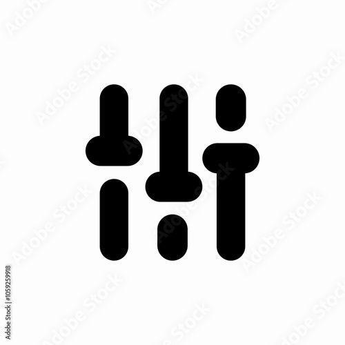 mixer configuration icon sign vector